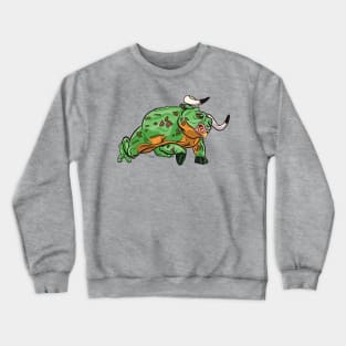 Punimals - Bull Frog Crewneck Sweatshirt